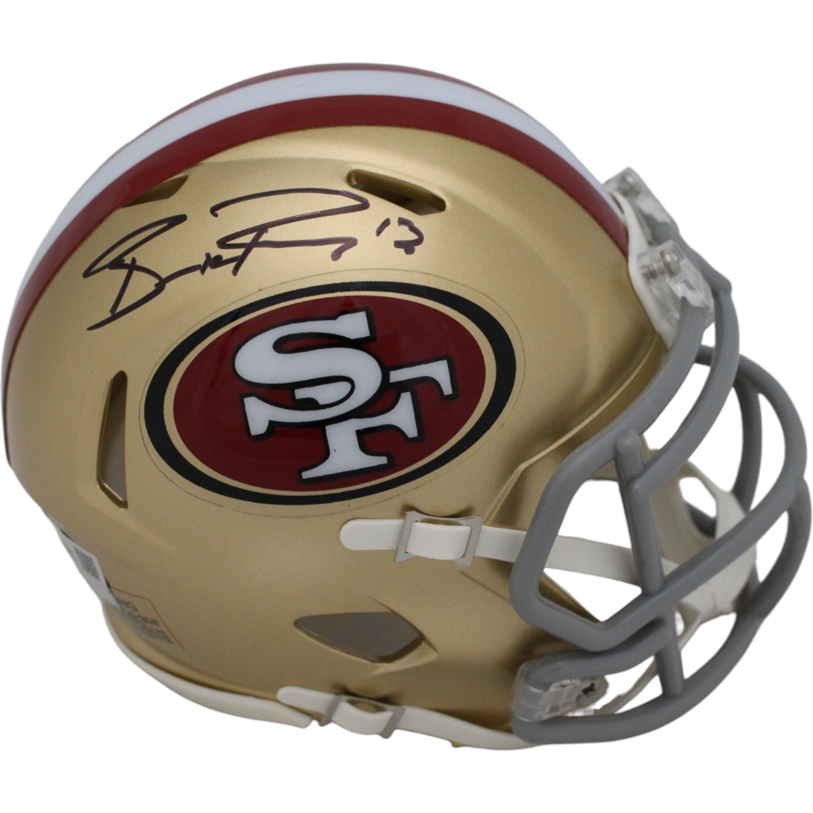 Brock Purdy Autographed/Signed San Francisco 49ers Speed Mini Helmet FAN 47972
