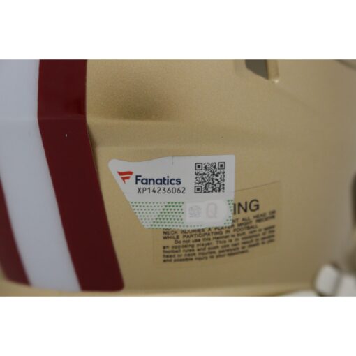 Brock Purdy Autographed/Signed San Francisco 49ers Speed Mini Helmet FAN 47972
