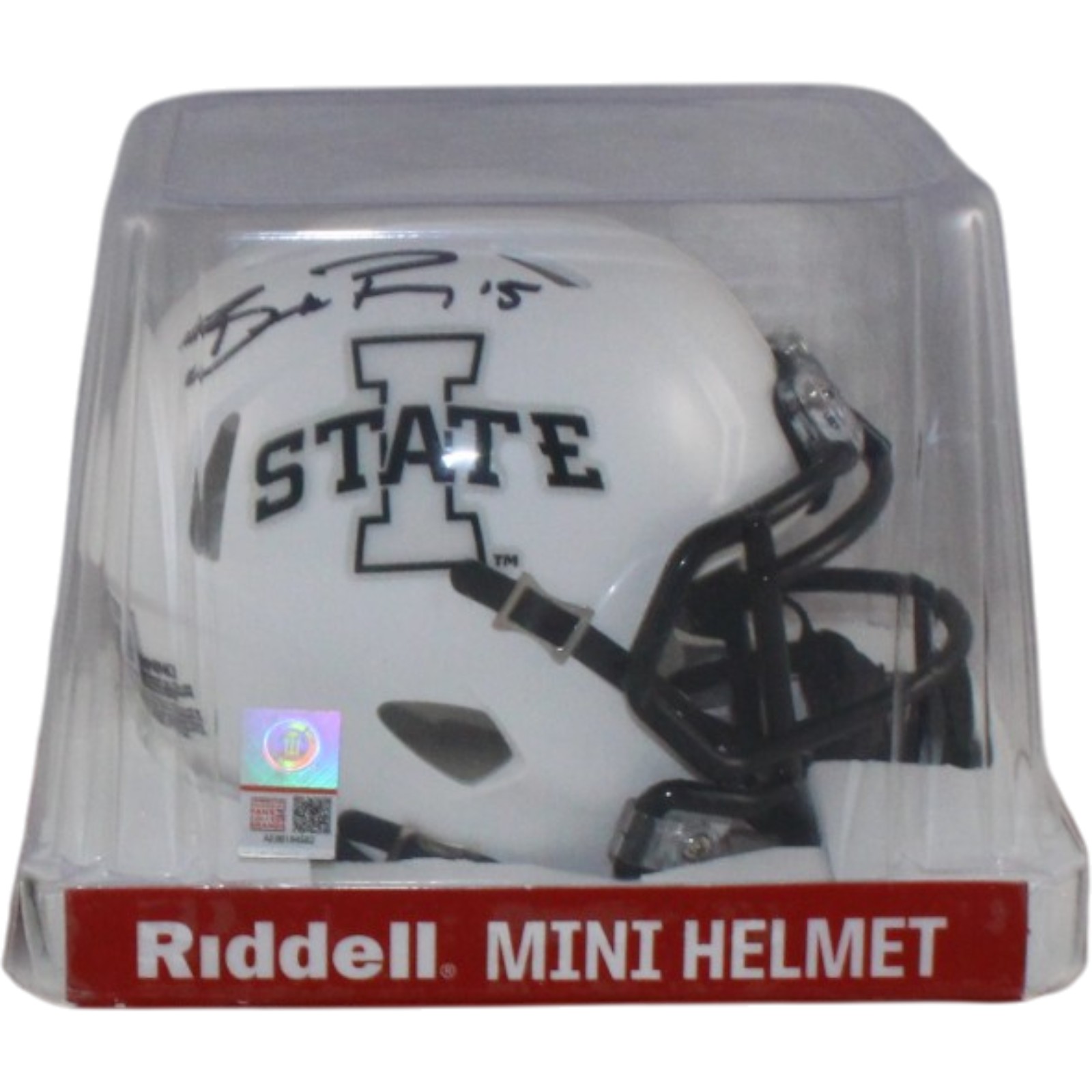 Brock Purdy Autographed Iowa State Cyclones White Mini Helmet Beckett WIT 56917 5 Brock Purdy Autographed Iowa State Cyclones White Mini Helmet Beckett WIT 56917