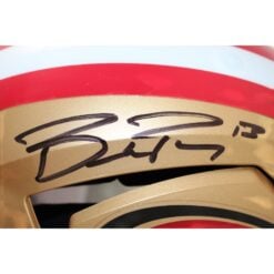 Purdy Kittle Autographed San Francisco 49ers Helmet F/S Axiom Beckett 58573