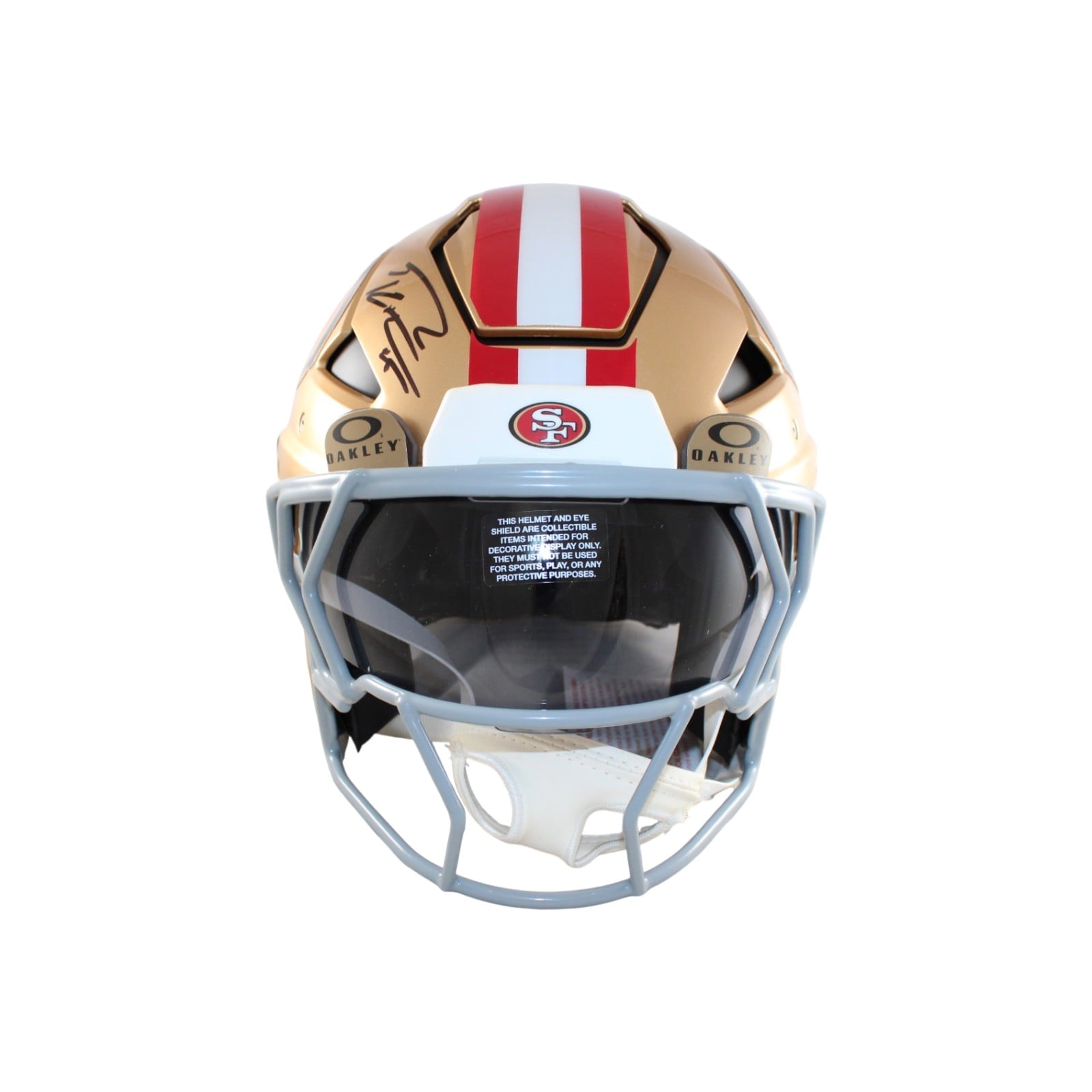 Purdy Kittle Autographed San Francisco 49ers Helmet F/S Axiom Beckett 58573 4 Purdy Kittle Autographed San Francisco 49ers Helmet F/S Axiom Beckett 58573
