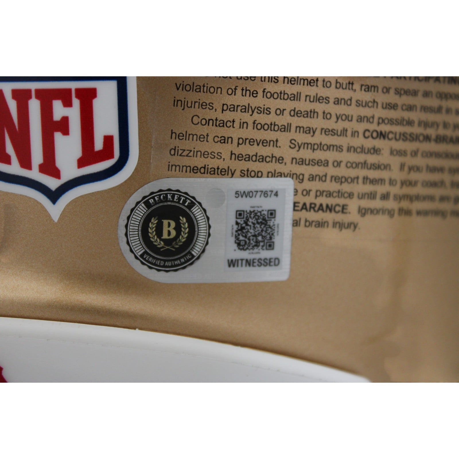 Purdy Kittle Autographed San Francisco 49ers Helmet F/S Axiom Beckett 58573 7 Purdy Kittle Autographed San Francisco 49ers Helmet F/S Axiom Beckett 58573