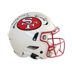 Purdy Kittle Autographed San Francisco 49ers Helmet Speedflex Retro BAS 58570
