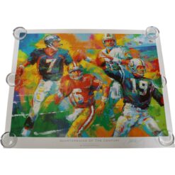 Elway Montana Marino Unitas QBs of the Century 24x30 Malcolm Farley Print 57559