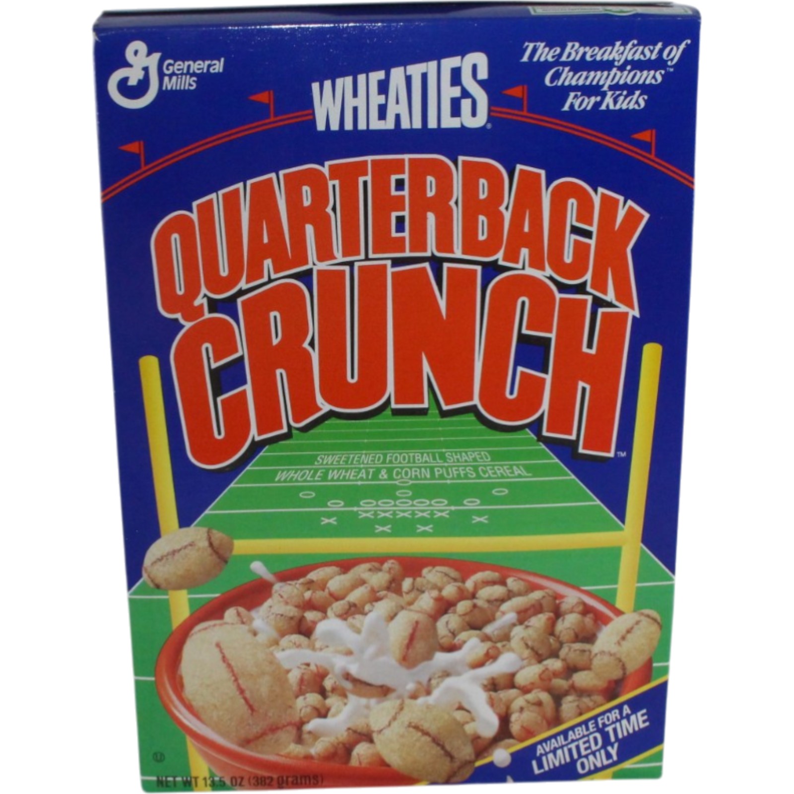 Quarterback Crunch Wheaties Cereal Box 1994 Sealed Unopened 55302