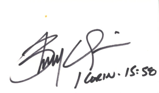 Brady Quinn Autographed Notre Dame Fighting Irish Index Card BAS 45394