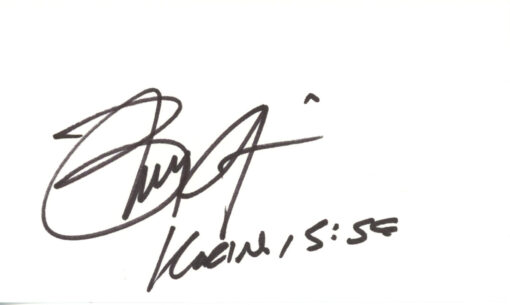 Brady Quinn Autographed Notre Dame Fighting Irish Index Card BAS 45395