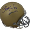 Brady Quinn Autographed/Signed Notre Dame Fighting Irish Mini Helmet JSA 24784