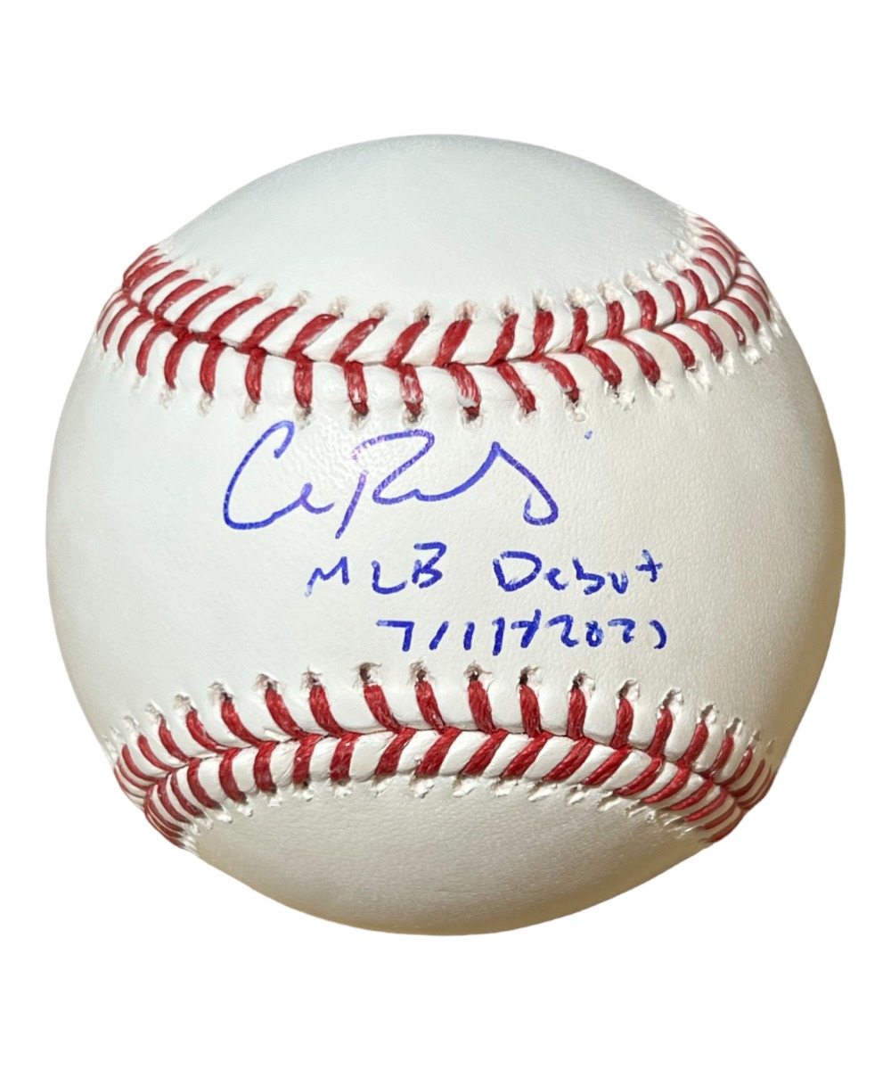 Cal Raleigh Autographed ROMLB Baseball Seattle Mariners MLB Debut