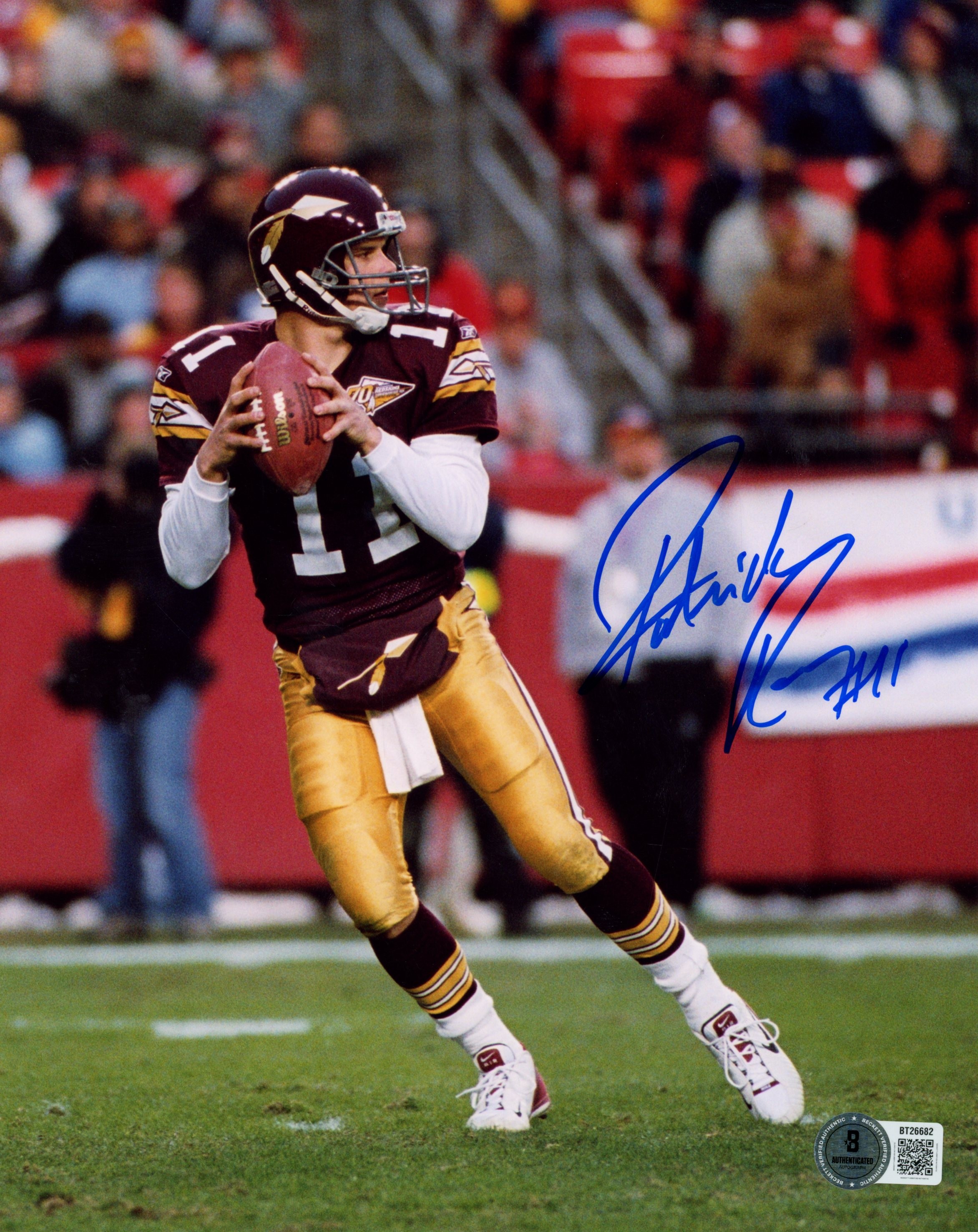 Patrick Ramsey Autographed Washington Redskins 8x10 Photo Beckett 56714