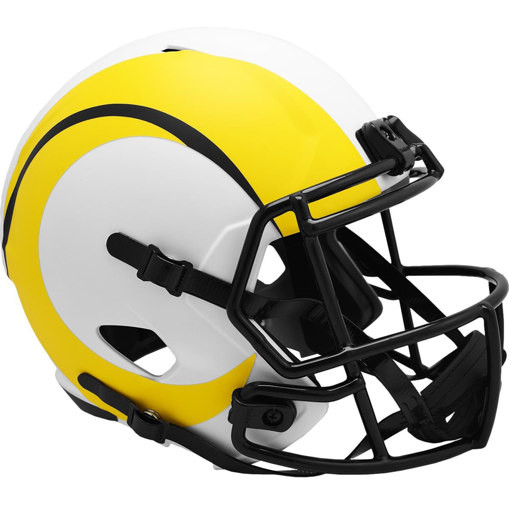 Los Angeles Rams Full Size Lunar Speed Replica Helmet New In Box 28742