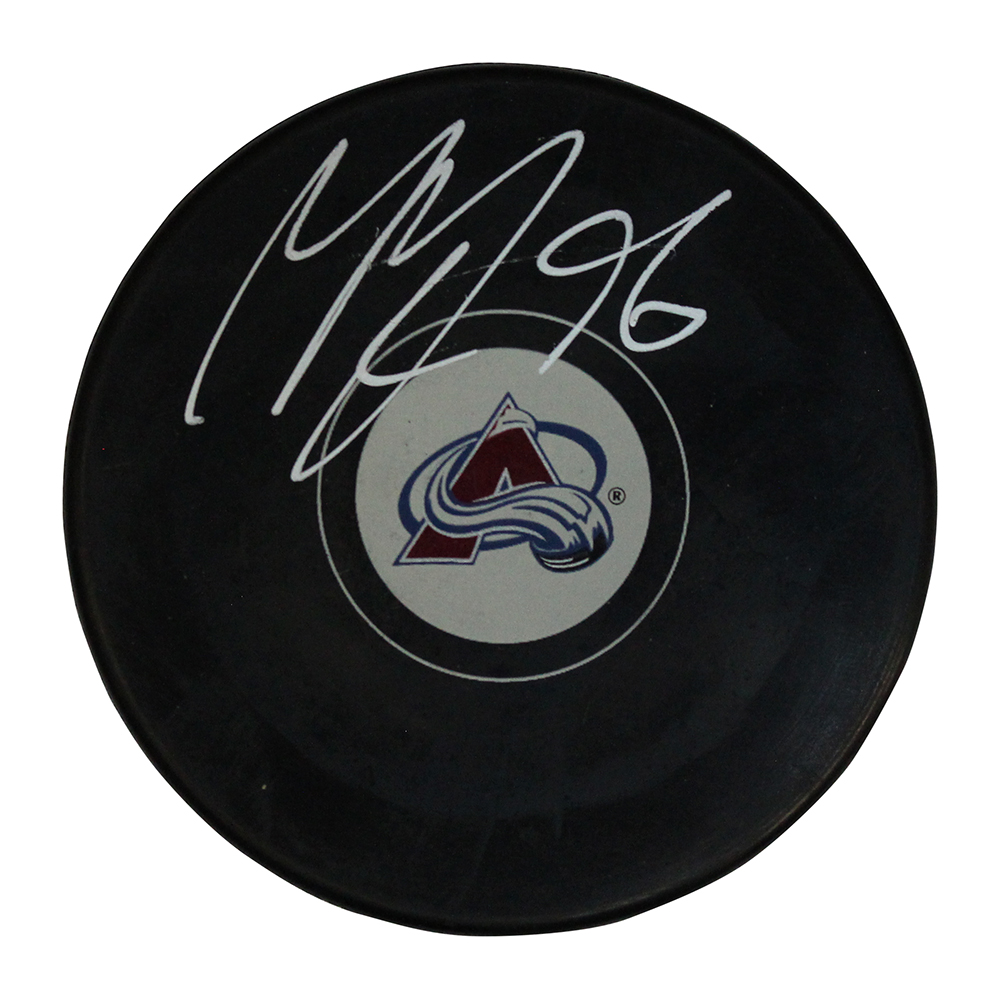 Mikko Rantanen Autographed Colorado Avalanche Logo Puck Beckett