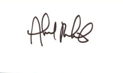 Ahmad Rashad Autographed Minnesota Vikings Index Card Beckett 45334