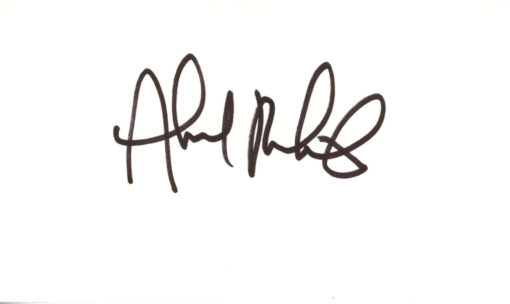 Ahmad Rashad Autographed Minnesota Vikings Index Card Beckett 45334
