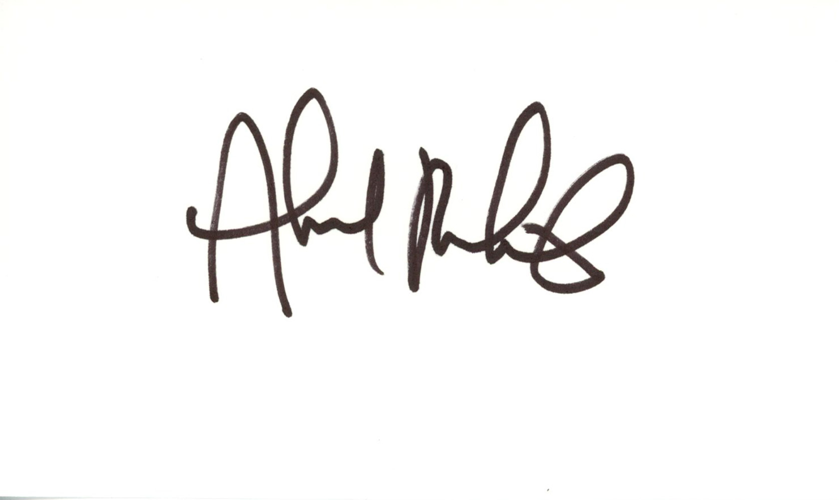 Ahmad Rashad Autographed Minnesota Vikings Index Card Beckett 45334