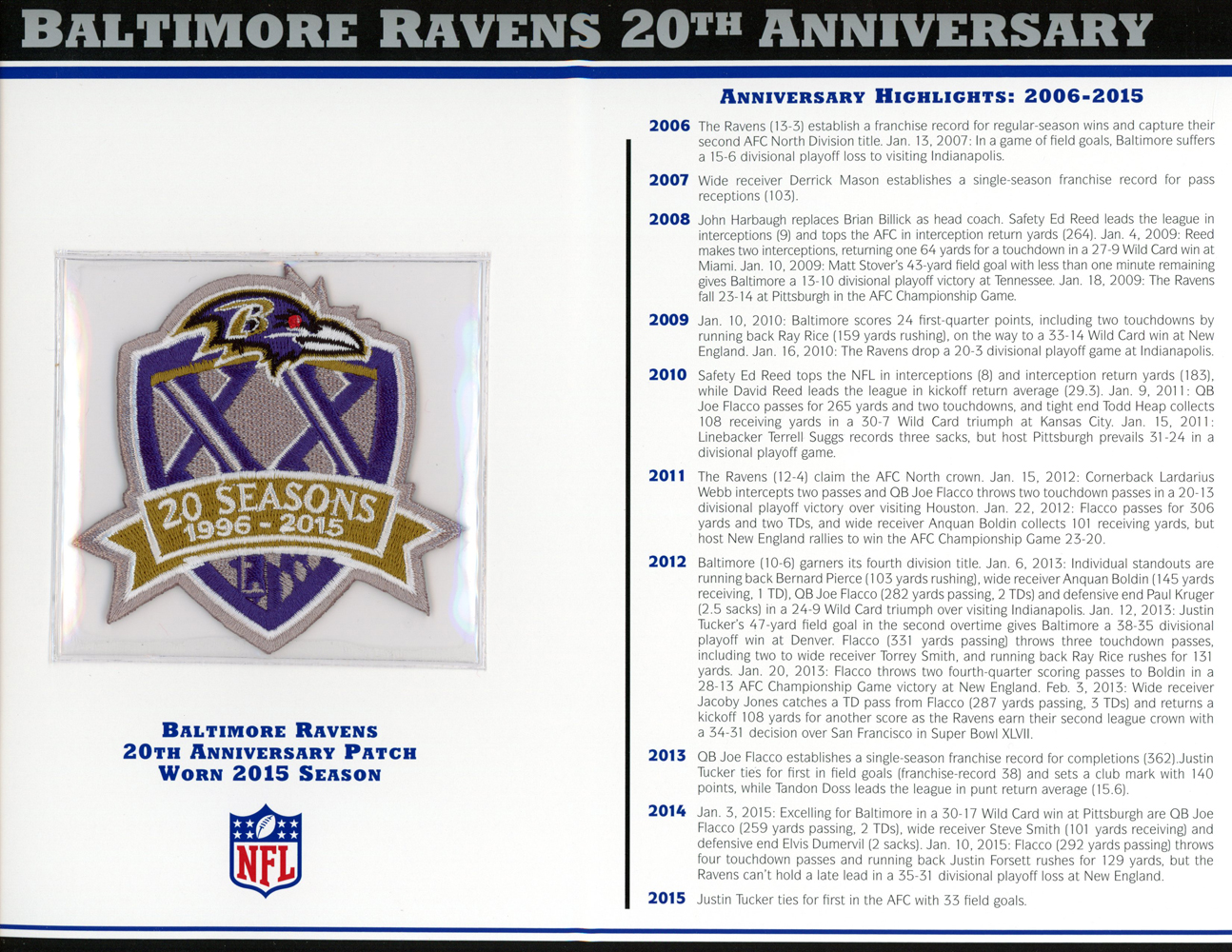 baltimore ravens logo patch