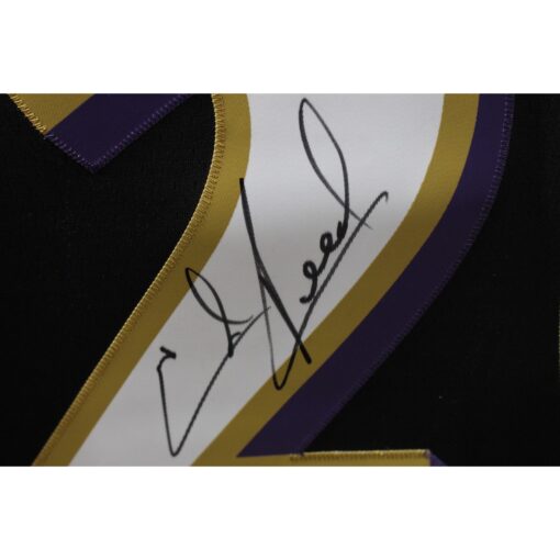 Ed Reed Autographed Baltimore Ravens Black M&N Rep Sz XL Jersey Beckett 49284