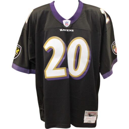 Ed Reed Autographed Baltimore Ravens Black M&N Rep Sz XL Jersey Beckett 49284