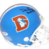 Dan Reeves Autographed Denver Broncos Mini Helmet 3x AFC Champs PSA 24473