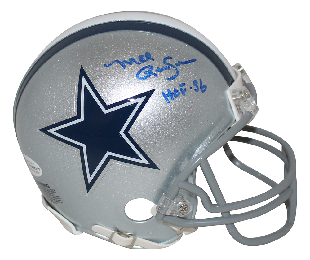 Mel Renfro Autographed/Signed Dallas Cowboys Mini Helmet HOF BAS 31355