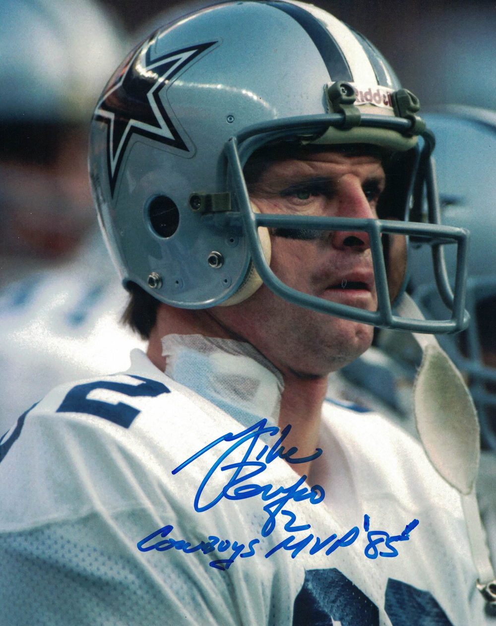 Mike Renfro Autographed/Signed Dallas Cowboys 8x10 Photo Cowboys MVP 30255
