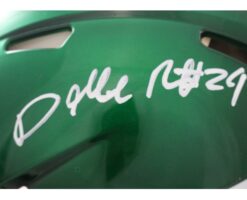 Darrelle Revis Autographed New York Jets Authentic Helmet Beckett 56477