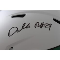 Darrelle Revis Autographed New York Jets Authentic Lunar Helmet Beckett 56469
