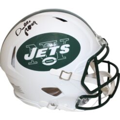Darrelle Revis Autographed New York Jets Authentic TB Helmet Beckett 51140