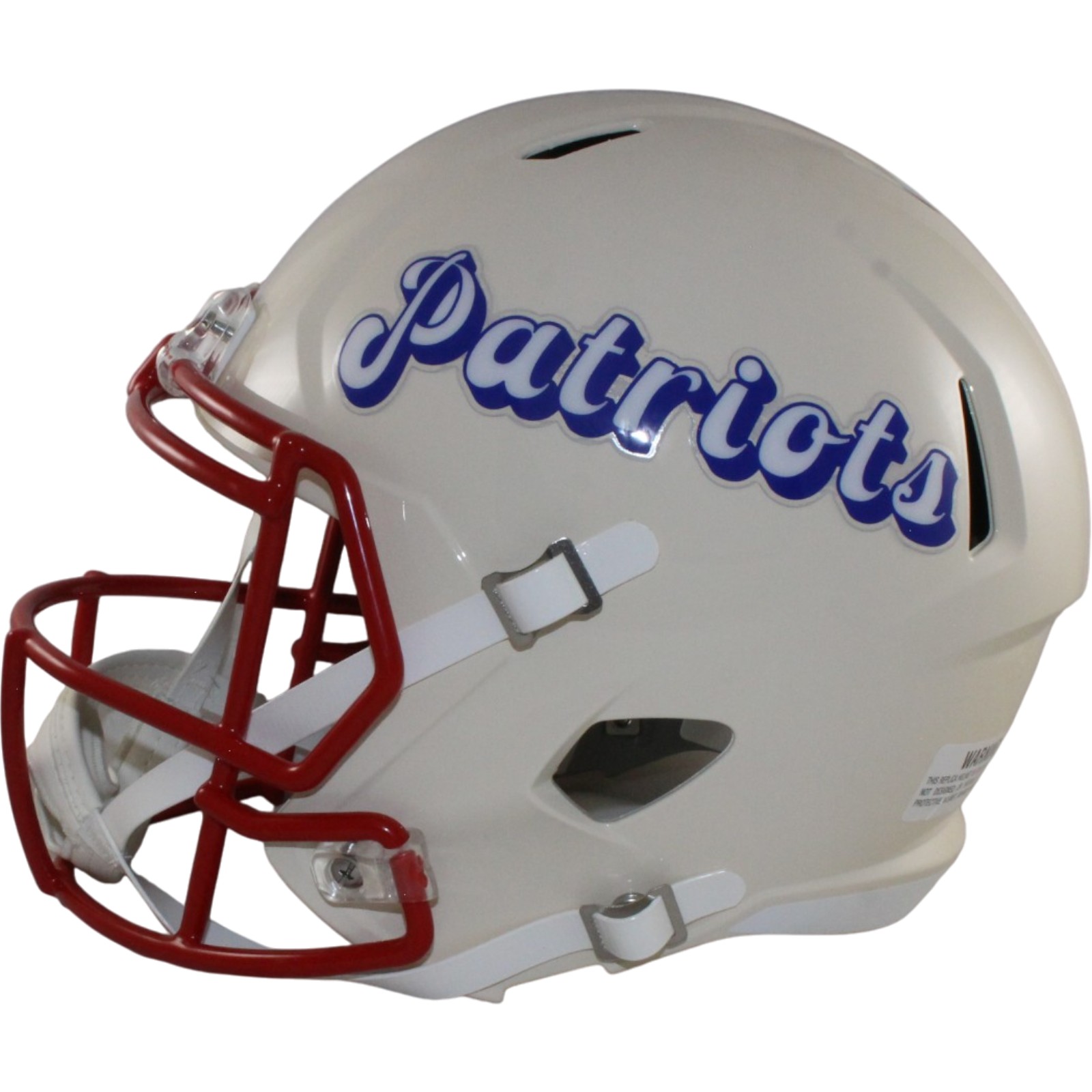 Darrelle Revis Autographed New England Patriots F/S Retro Helmet Beckett 56471 4 Darrelle Revis Autographed New England Patriots F/S Retro Helmet Beckett 56471