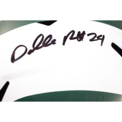 Darrelle Revis Autographed New York Jets F/S TB Helmet Beckett Witness 51299
