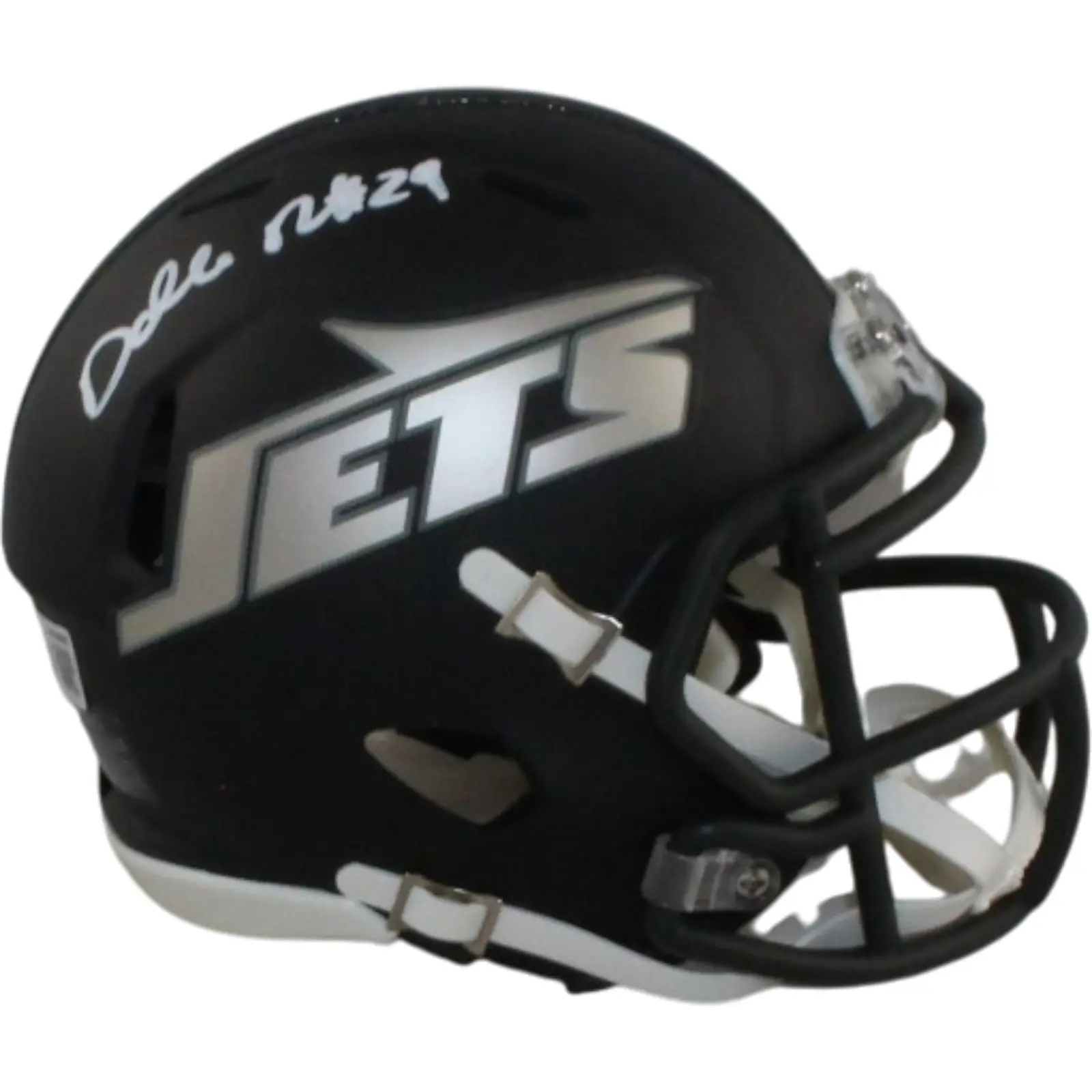 Darrelle Revis Autographed New York Jets Rivalries Mini Helmet Beckett 56472 1 Darrelle Revis Autographed New York Jets Rivalries Mini Helmet Beckett 56472