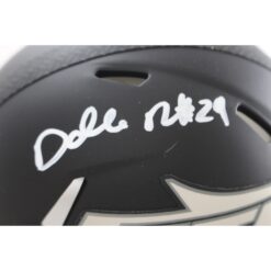 Darrelle Revis Autographed New York Jets Rivalries Mini Helmet Beckett 56472