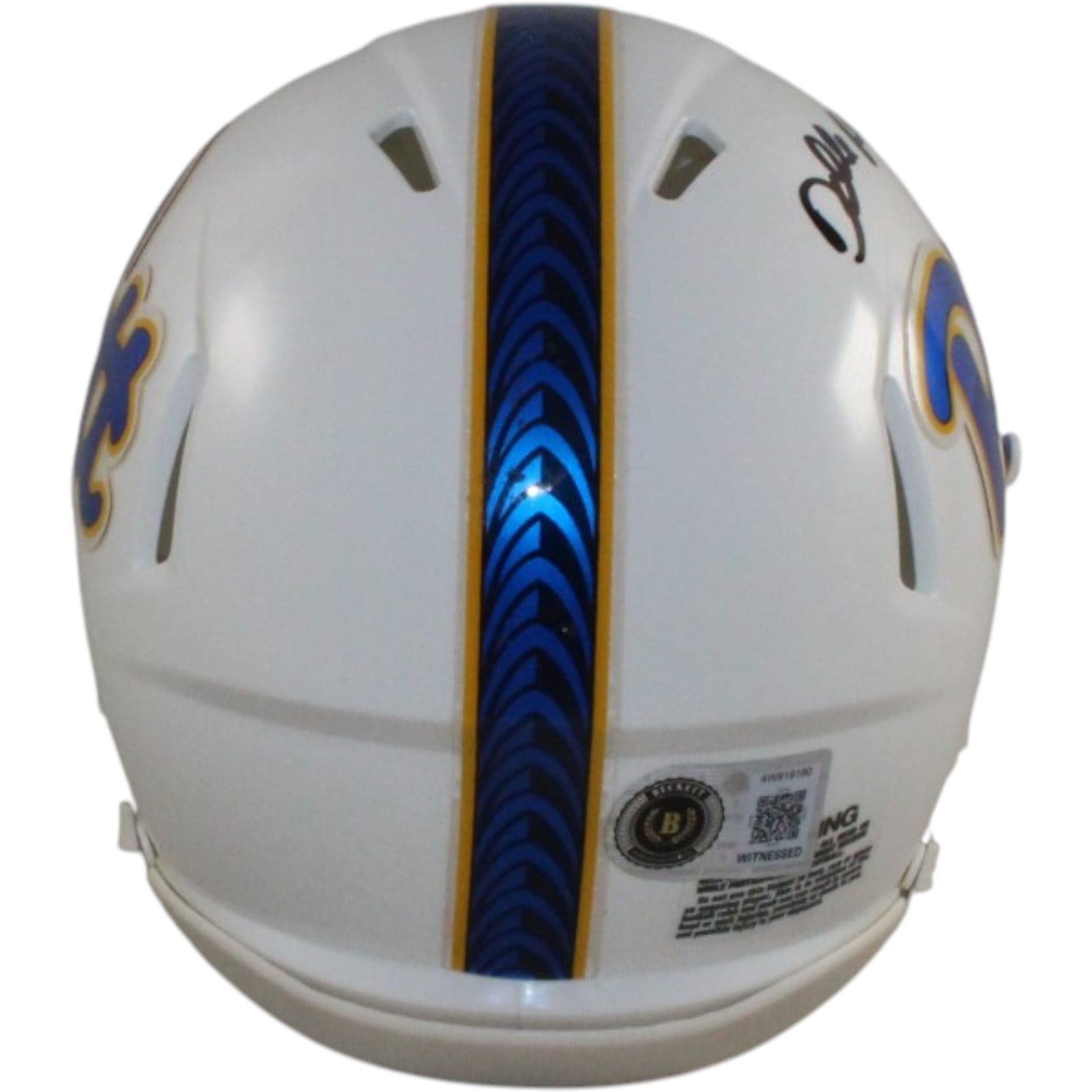 Darrelle Revis Autographed Pittsburgh Panthers Mini Helmet Beckett Witness 58223 3 Darrelle Revis Autographed Pittsburgh Panthers Mini Helmet Beckett Witness 58223