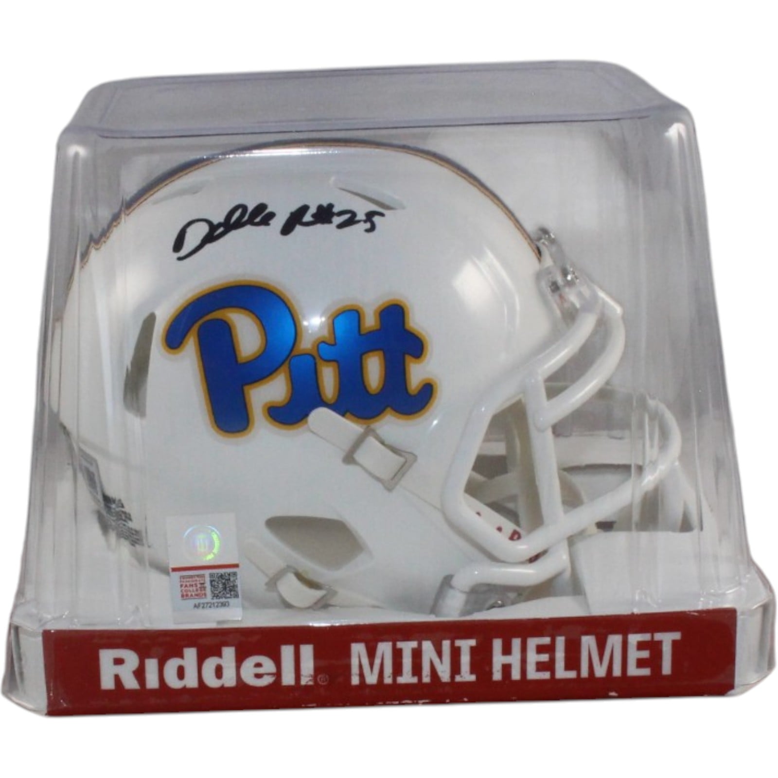 Darrelle Revis Autographed Pittsburgh Panthers Mini Helmet Beckett Witness 58223 5 Darrelle Revis Autographed Pittsburgh Panthers Mini Helmet Beckett Witness 58223