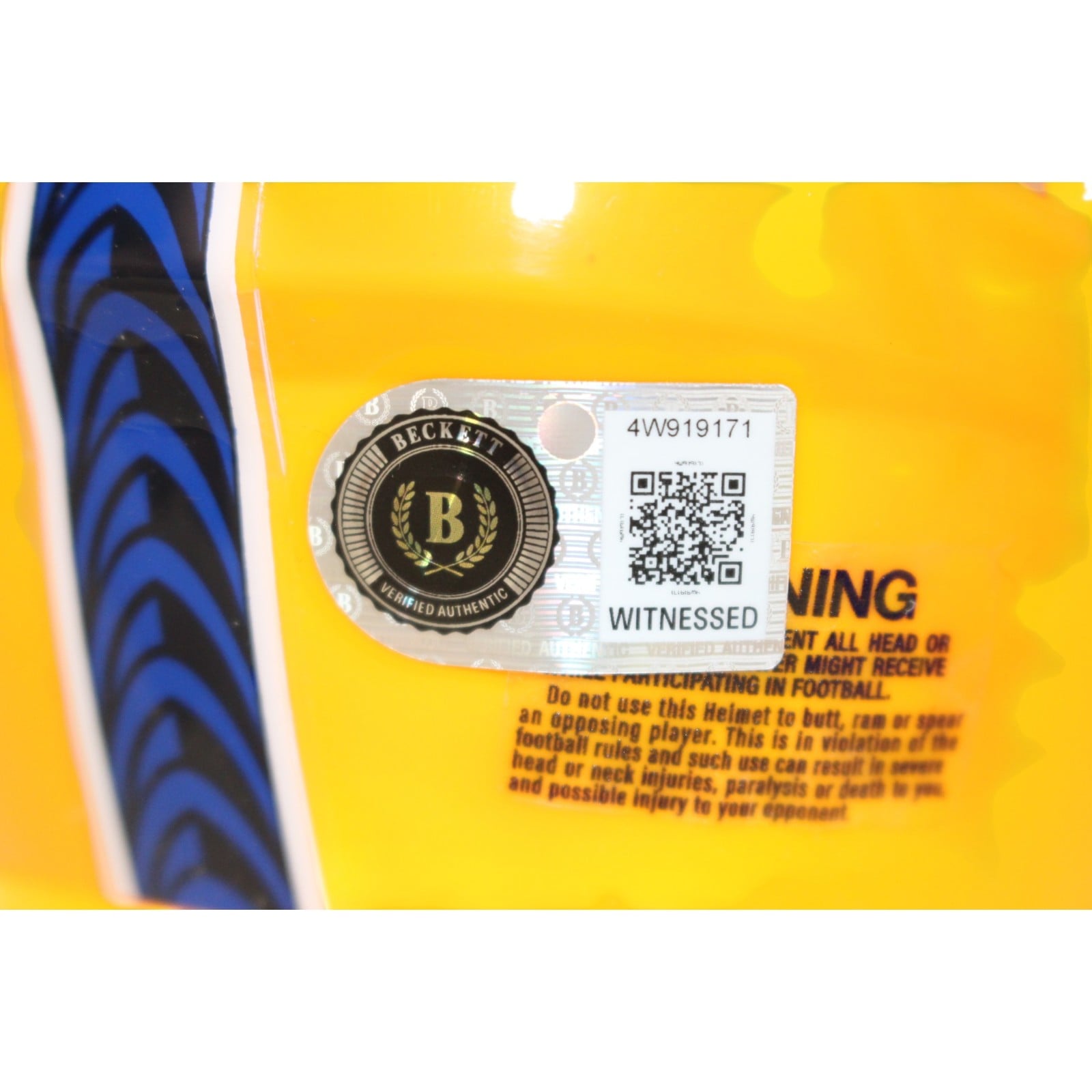 Darrelle Revis Autographed Pittsburgh Panthers Mini Helmet Beckett Witness 58224 4 Darrelle Revis Autographed Pittsburgh Panthers Mini Helmet Beckett Witness 58224