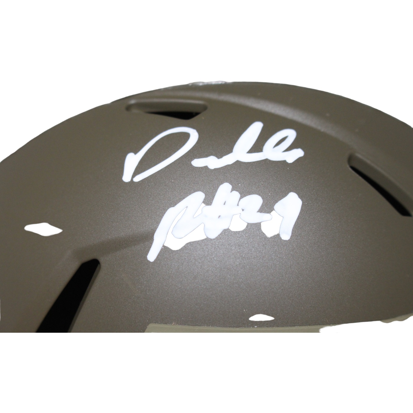 Darrell Revis Autographed New York Jets Salute Mini Helmet Beckett