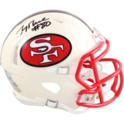 Jerry Rice Autographed San Francisco 49ers Helmet Mini Retro Beckett WIT 58889