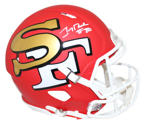 Jerry Rice Autographed San Francisco 49ers AMP Authentic Helmet BAS 26115