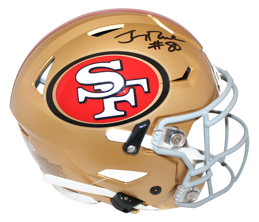 Jerry Rice Signed San Francisco 49ers Authentic Speed Flex Helmet BAS 26924