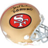 Jerry Rice Autographed San Francisco 49ers Mini Helmet SB MVP JSA 24610