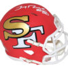 Jerry Rice Autographed/Signed San Francisco 49ers AMP Mini Helmet BAS 26113