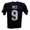 Tony Rice Autographed/Signed College Style Blue XL Jersey Champs BAS 26514