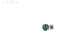 Cliff Richey Autographed/Signed Tennis Index Card Beckett 45356