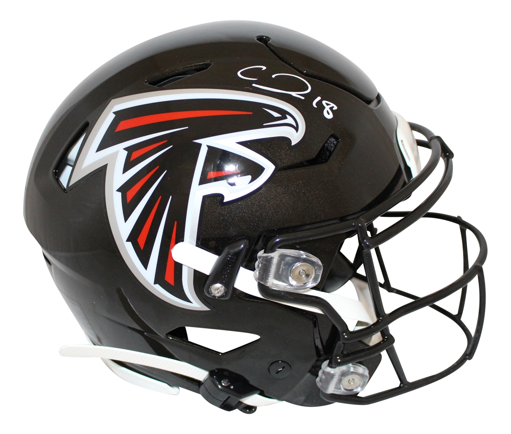 Calvin Ridley Autographed Atlanta Falcons Authentic Speed Flex Helmet JSA 28161