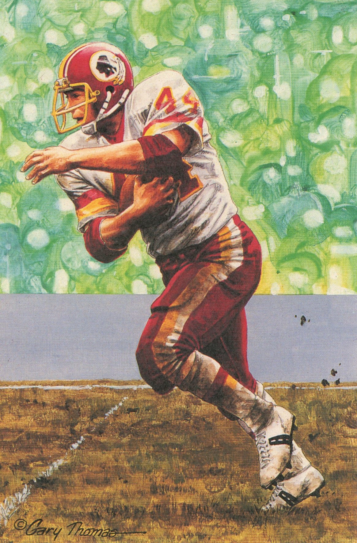 John Riggins Washington Redskins Goal Line Art Card Series 4 No. 115 LE /5000 58144