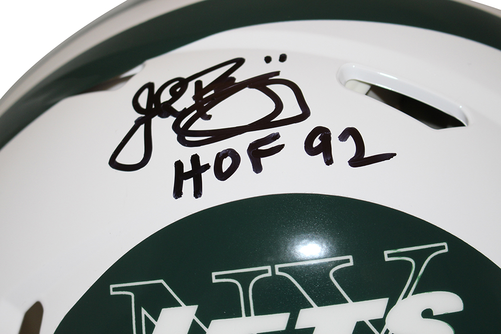 John Riggins Signed New York Jets Authentic 1965-77 Speed Helmet Beckett