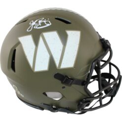 John Riggins Autographed Washington Commanders Pro 22 STS Helmet Beckett 51876