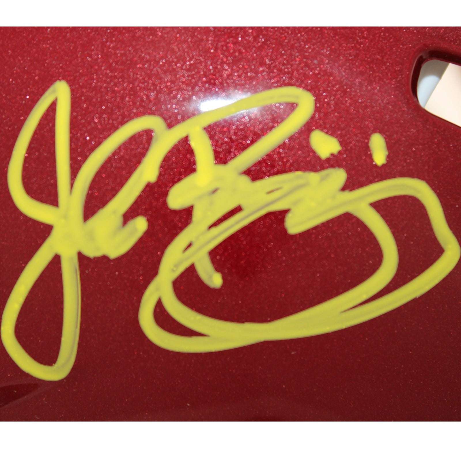 John Riggins Autographed Washington Commanders Pro Helmet Beckett Witness 58665