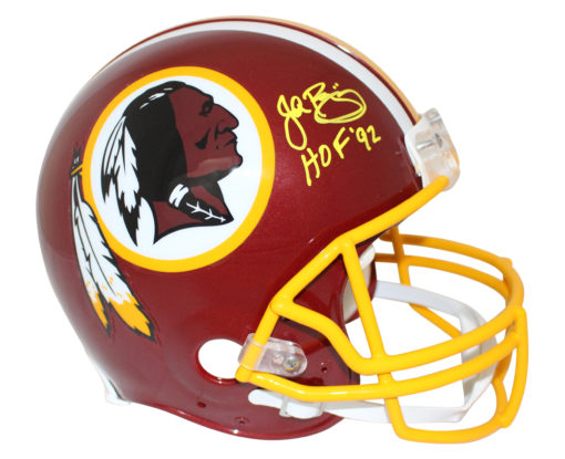 John Riggins Autographed Washington Redskins Authentic Helmet HOF JSA 25573