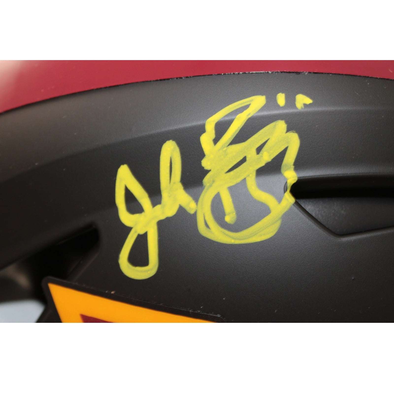 John Riggins Autographed Washington Commanders Speedflex Helmet Beckett W 58671